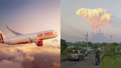 Air India flight to Bali disrupted midway: Flight returns to Delhi safely; air route affected due to volcanic activity | India News Air India flight to Bali disrupted midway: Flight returns to Delhi safely; air route affected due to volcanic activity | India News