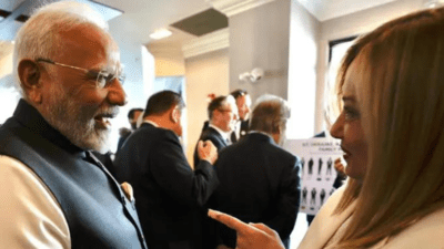 ‘You are the best’: Meloni compliments PM Modi as Melodi moment steals G7 spotlight – watch | India News ‘You are the best’: Meloni compliments PM Modi as Melodi moment steals G7 spotlight – watch | India News