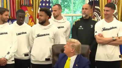 Trump questions Juventus on women in men’s team; players exchange awkward glances- Watch video Trump questions Juventus on women in men’s team; players exchange awkward glances- Watch video