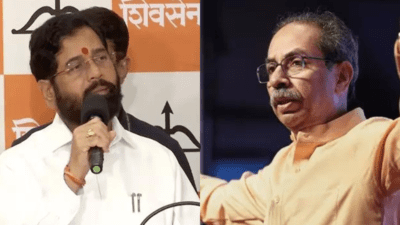 We did ‘bada yoga’: Eknath Shinde recalls Shiv Sena split on Yoga Day; takes dig at Uddhav Thackeray | India News We did ‘bada yoga’: Eknath Shinde recalls Shiv Sena split on Yoga Day; takes dig at Uddhav Thackeray | India News