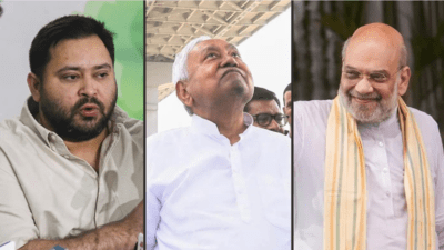 Bihar elections: ‘JDU tickets will be distributed by Amit Shah,’ says RJD’s Tejashwi Yadav; terms NDA ‘copycat’ over pension scheme | India News Bihar elections: ‘JDU tickets will be distributed by Amit Shah,’ says RJD’s Tejashwi Yadav; terms NDA ‘copycat’ over pension scheme | India News