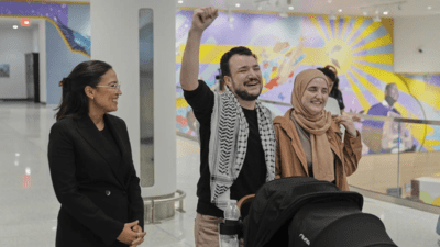 Watch: Mahmoud Khalil reunites with family after 104 days in detention; vows to speak up for Palestine even if threatened with death Watch: Mahmoud Khalil reunites with family after 104 days in detention; vows to speak up for Palestine even if threatened with death