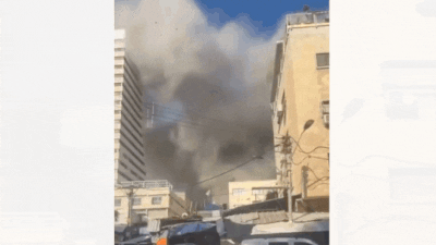 Watch: Smoke rises over Tel Aviv building as Iran fires missiles post US strike; several injured Watch: Smoke rises over Tel Aviv building as Iran fires missiles post US strike; several injured