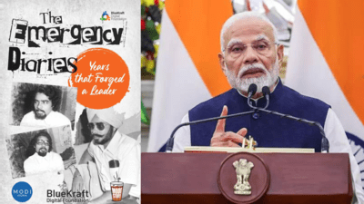 ‘Swamiji’ in jail: Book chronicles PM Modi’s daring underground role during Emergency | India News ‘Swamiji’ in jail: Book chronicles PM Modi’s daring underground role during Emergency | India News