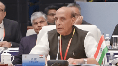 ‘Some countries sheltering terrorists’: Rajnath Singh slams Pakistan at SCO Summit; Khawaja Asif present | India News ‘Some countries sheltering terrorists’: Rajnath Singh slams Pakistan at SCO Summit; Khawaja Asif present | India News