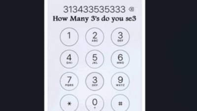 Optical Illusion: Only the brightest brains can count all the 3s in this visual puzzle | Optical Illusion: Only the brightest brains can count all the 3s in this visual puzzle |