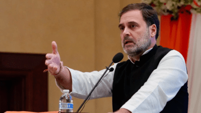 ‘Mask has come off’: Rahul flays RSS over call to drop ‘secular’ from Constitution; says ‘they want Manusmriti’ | India News ‘Mask has come off’: Rahul flays RSS over call to drop ‘secular’ from Constitution; says ‘they want Manusmriti’ | India News