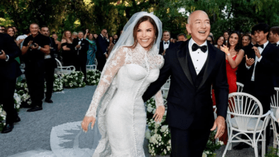 Man and wife: Jeff Bezos, Lauren Sanchez tie knot in Venice; A-listers in attendance Man and wife: Jeff Bezos, Lauren Sanchez tie knot in Venice; A-listers in attendance