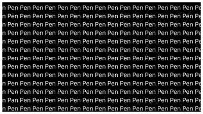 Optical illusion: Can you spot the odd word out in this pic in just 10 seconds? Optical illusion: Can you spot the odd word out in this pic in just 10 seconds?