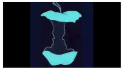 Optical illusion: An eaten apple or two faces? What you see first will reveal a deep secret of your personality Optical illusion: An eaten apple or two faces? What you see first will reveal a deep secret of your personality