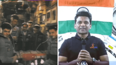 Nostalgia hits hard: 41 years after Rakesh Sharma’s ‘saare jahan se acha’, Shubhanshu Shukla calls India ‘majestic’ from space | India News Nostalgia hits hard: 41 years after Rakesh Sharma’s ‘saare jahan se acha’, Shubhanshu Shukla calls India ‘majestic’ from space | India News