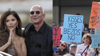 ‘Kisses Yes, Bezos No’: Jeff Bezos’ star-studded Venice wedding sparks backlash; locals voice dissent on overtourism and mouting costs | World News ‘Kisses Yes, Bezos No’: Jeff Bezos’ star-studded Venice wedding sparks backlash; locals voice dissent on overtourism and mouting costs | World News