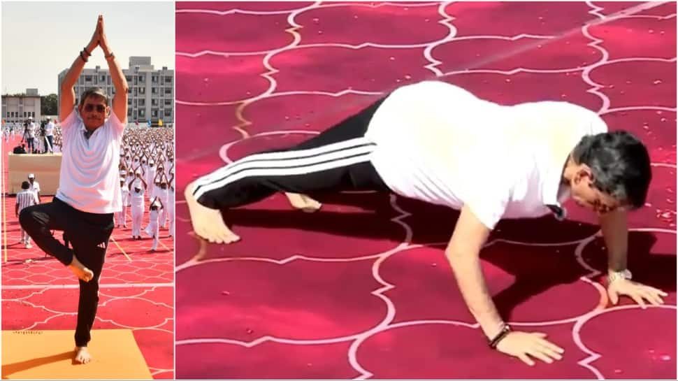 Age Is Just A Number! TN Governor Rocks Yoga Day With 51 Push-Ups, Video Goes Viral | WATCH | India News Age Is Just A Number! TN Governor Rocks Yoga Day With 51 Push-Ups, Video Goes Viral | WATCH | India News
