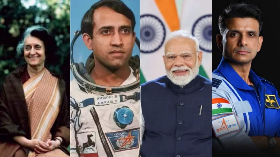 From ‘Saare Jahan Se’ To ‘Bharat Mata Ki Jai’: 2 PMs, 2 Space Icons & 41 Years Of Indian Space Glory | India News From ‘Saare Jahan Se’ To ‘Bharat Mata Ki Jai’: 2 PMs, 2 Space Icons & 41 Years Of Indian Space Glory | India News