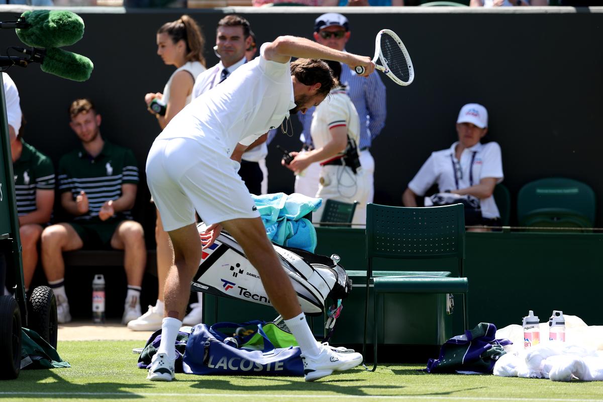 Wimbledon 2025: Medvedev, last year’s semifinalist, exits in 1st round after meltdown against Bonzi Wimbledon 2025: Medvedev, last year’s semifinalist, exits in 1st round after meltdown against Bonzi