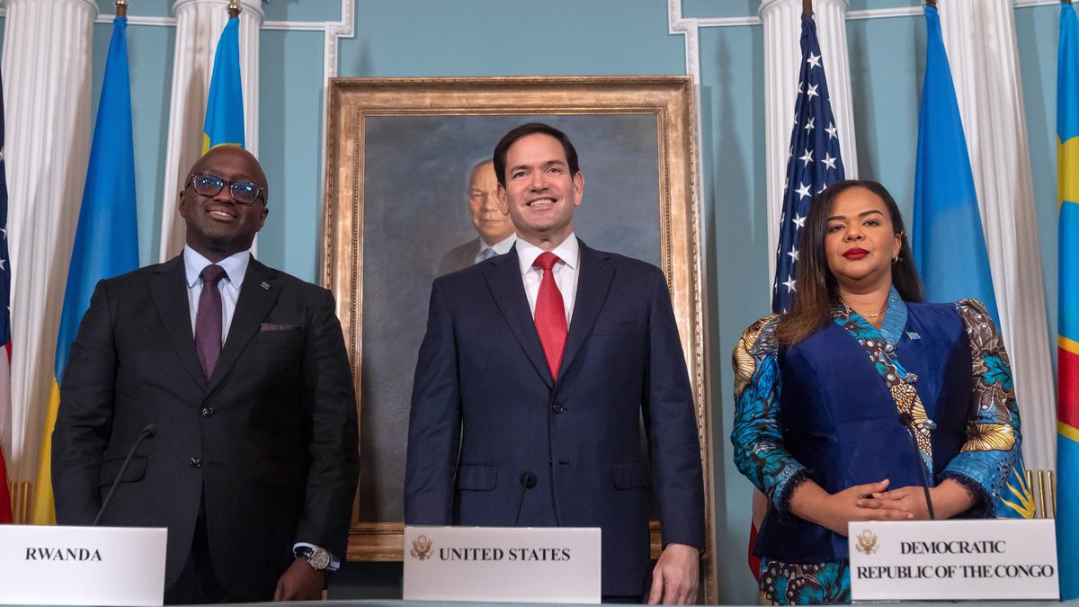 Rwanda, DR Congo sign peace deal in U.S. after rebel sweep Rwanda, DR Congo sign peace deal in U.S. after rebel sweep