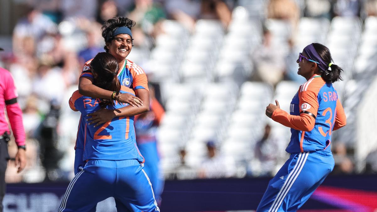 IND v ENG: Sree Charani takes wicket on WT20I debut at Trent Bridge