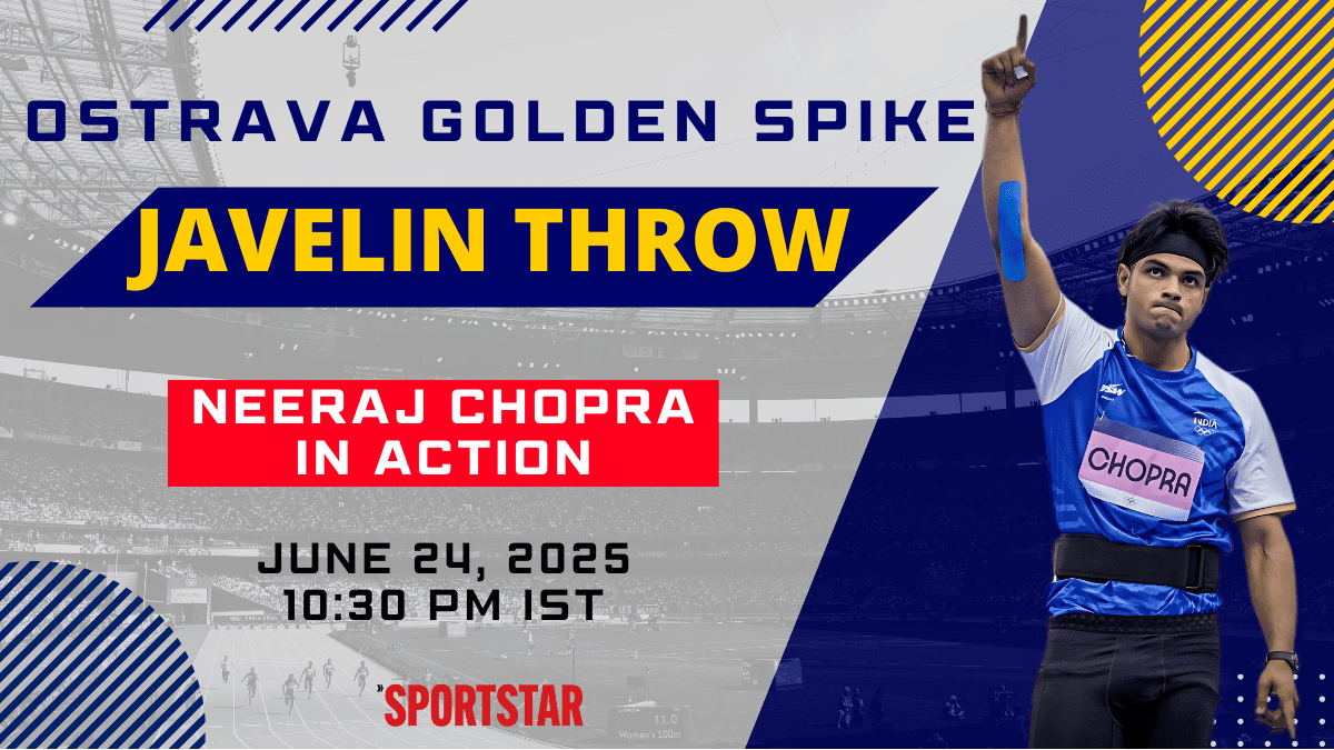 Neeraj Chopra LIVE, Ostrava Golden Spike 2025 updates: Latest scores, commentary, men’s javelin at 10:30 PM IST Neeraj Chopra LIVE, Ostrava Golden Spike 2025 updates: Latest scores, commentary, men’s javelin at 10:30 PM IST