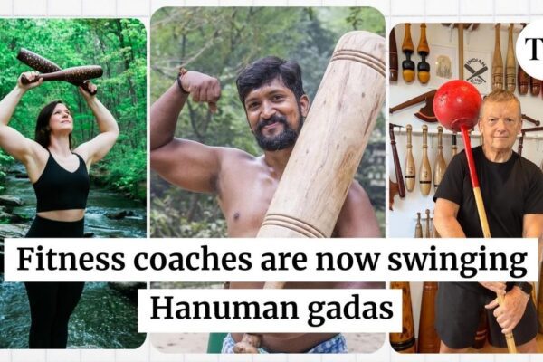Watch | Fitness coaches are now swinging Hanuman gadas Watch | Fitness coaches are now swinging Hanuman gadas
