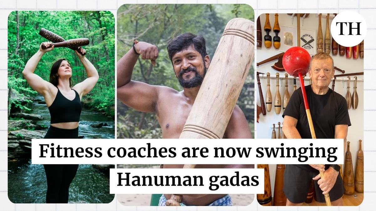 Watch | Fitness coaches are now swinging Hanuman gadas Watch | Fitness coaches are now swinging Hanuman gadas