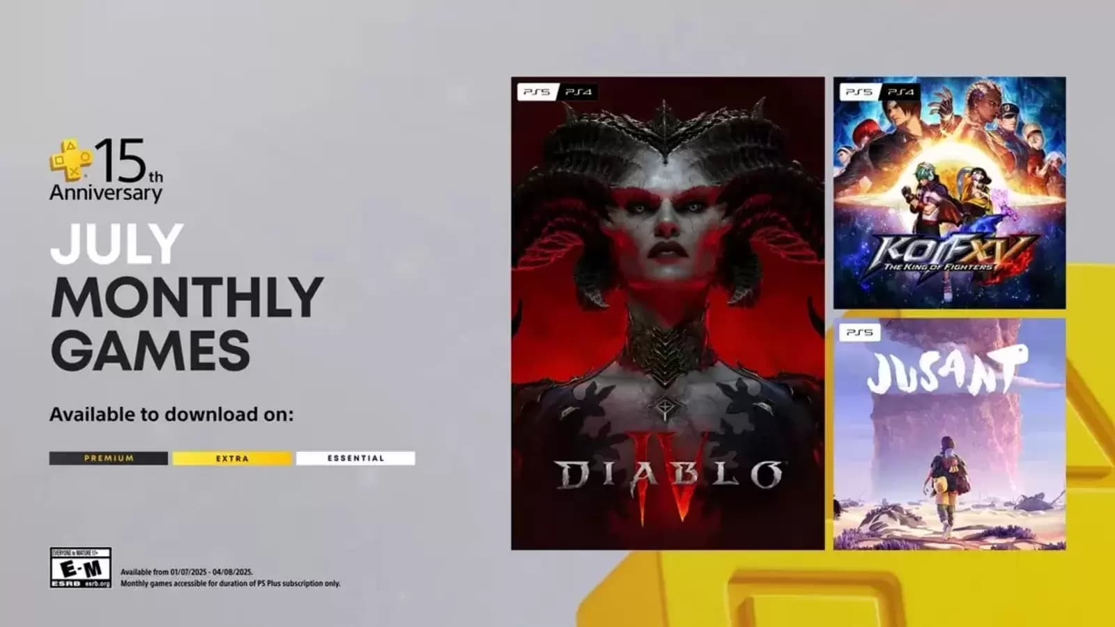 15 Years of PlayStation Plus: Full line-up of July games and anniversary events revealed 15 Years of PlayStation Plus: Full line-up of July games and anniversary events revealed