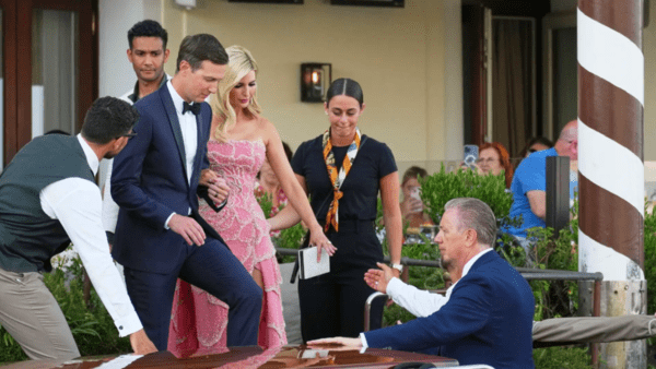 All aboard the love boat: ‘She’d like to sit down by …,’ Kushner’s chivalry for Ivanka Trump at Jeff Bezos’ wedding goes viral All aboard the love boat: ‘She’d like to sit down by …,’ Kushner’s chivalry for Ivanka Trump at Jeff Bezos’ wedding goes viral
