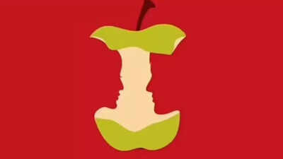 Optical illusion personality test: Apple or humans? What you see first shows if you are logical or emotional Optical illusion personality test: Apple or humans? What you see first shows if you are logical or emotional