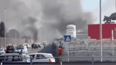 ‘Fireball shooting into sky’: 20 injured in explosion at fuel station in Rome – video ‘Fireball shooting into sky’: 20 injured in explosion at fuel station in Rome – video