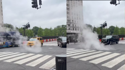 ‘America’s stinkiest city’: Smoke-filled NYC streets leave Indian vlogger stunned – video ‘America’s stinkiest city’: Smoke-filled NYC streets leave Indian vlogger stunned – video