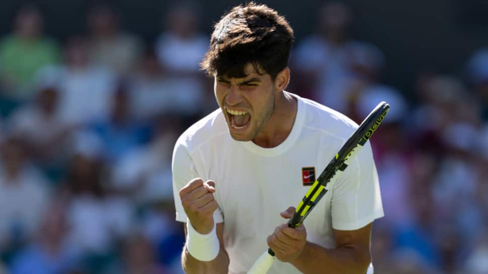 Wimbledon 2025: Carlos Alcaraz Survives Five-Set Scare From Fabio Fognini In Campaign Opener | Tennis News Wimbledon 2025: Carlos Alcaraz Survives Five-Set Scare From Fabio Fognini In Campaign Opener | Tennis News