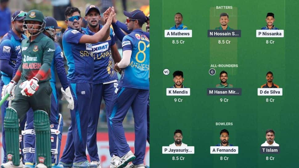SL vs BAN Dream11 Prediction Today: Best Fantasy Team, Captain Picks, Pitch Report for 1st ODI in Colombo | Cricket News