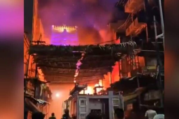Massive Fire Breaks Out Near Tirupati’s Govindarajaswamy Temple, No Casualties Reported | India News