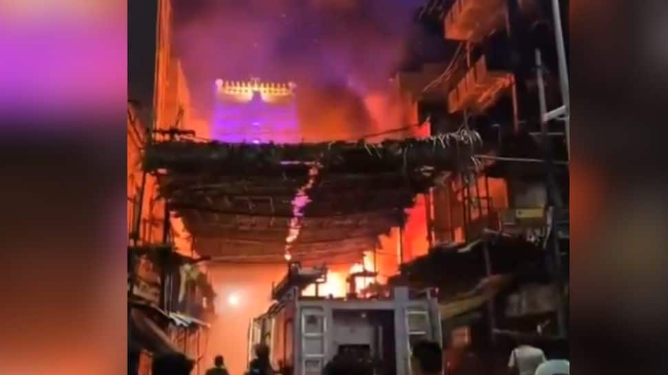 Massive Fire Breaks Out Near Tirupati’s Govindarajaswamy Temple, No Casualties Reported | India News