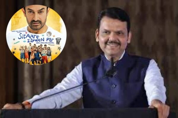 Maharashtra CM Devendra Fadnavis, Wife Amruta Attend Aamir Khan’s ‘Sitaare Zameen Par’ Special Screening | Movies News