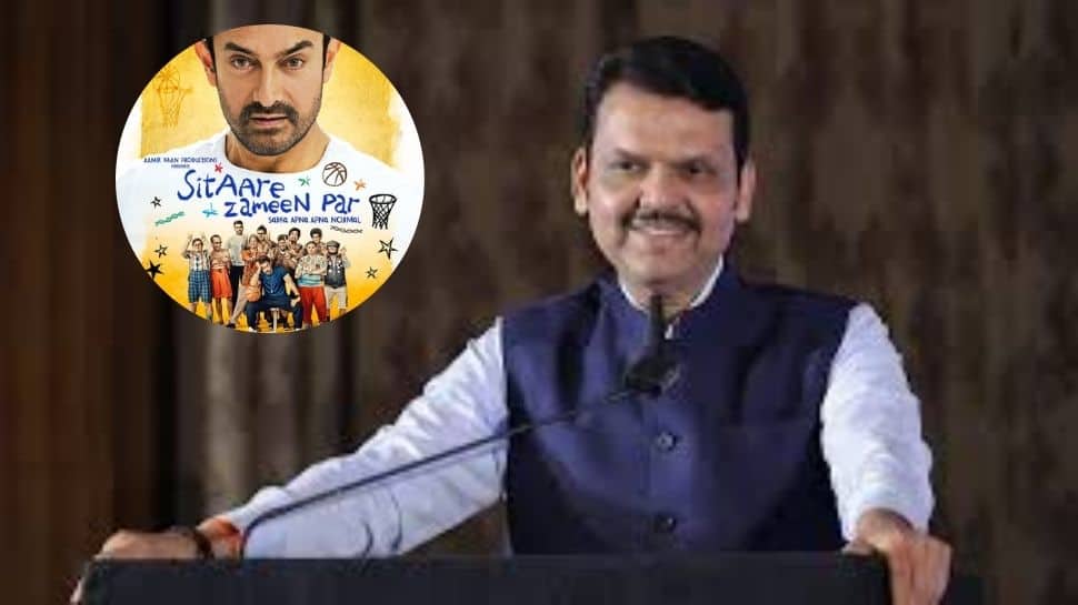 Maharashtra CM Devendra Fadnavis, Wife Amruta Attend Aamir Khan’s ‘Sitaare Zameen Par’ Special Screening | Movies News