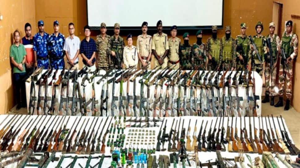 Security Forces Recover 203 Weapons, IEDs, Grenades From Multiple Sites In Manipur | India News