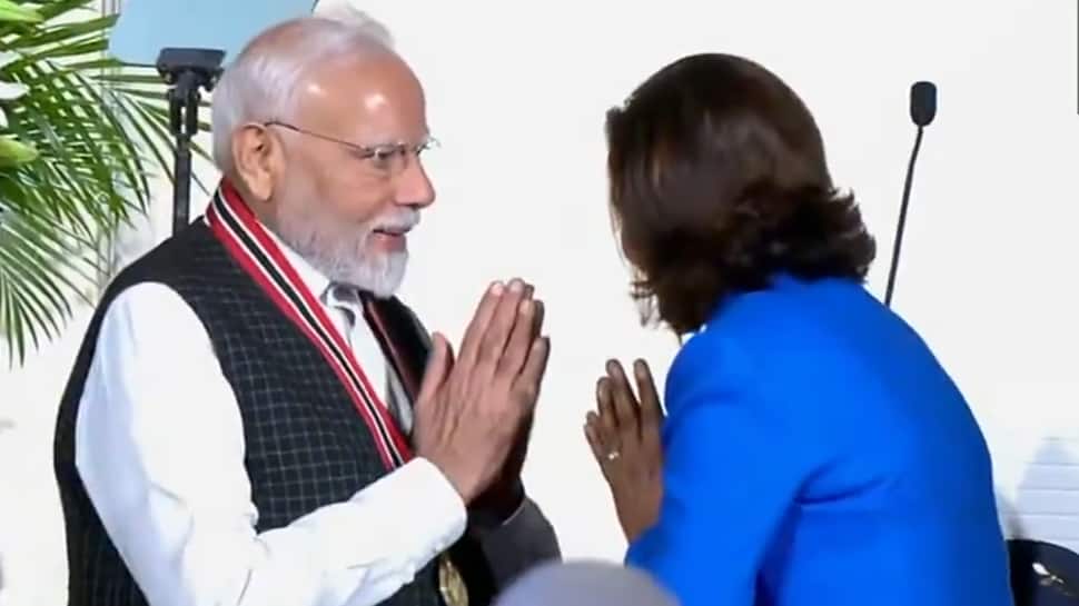PM Modi Gets Trinidad And Tobago’s Highest National Award; Quotes Saint Thiruvalluvar’s Six Qualities Of Strong Nations | India News PM Modi Gets Trinidad And Tobago’s Highest National Award; Quotes Saint Thiruvalluvar’s Six Qualities Of Strong Nations | India News