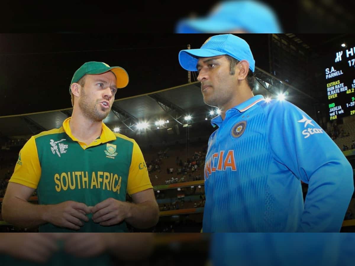 AB de Villiers Recalls His Experience Of Playing Against MS Dhoni