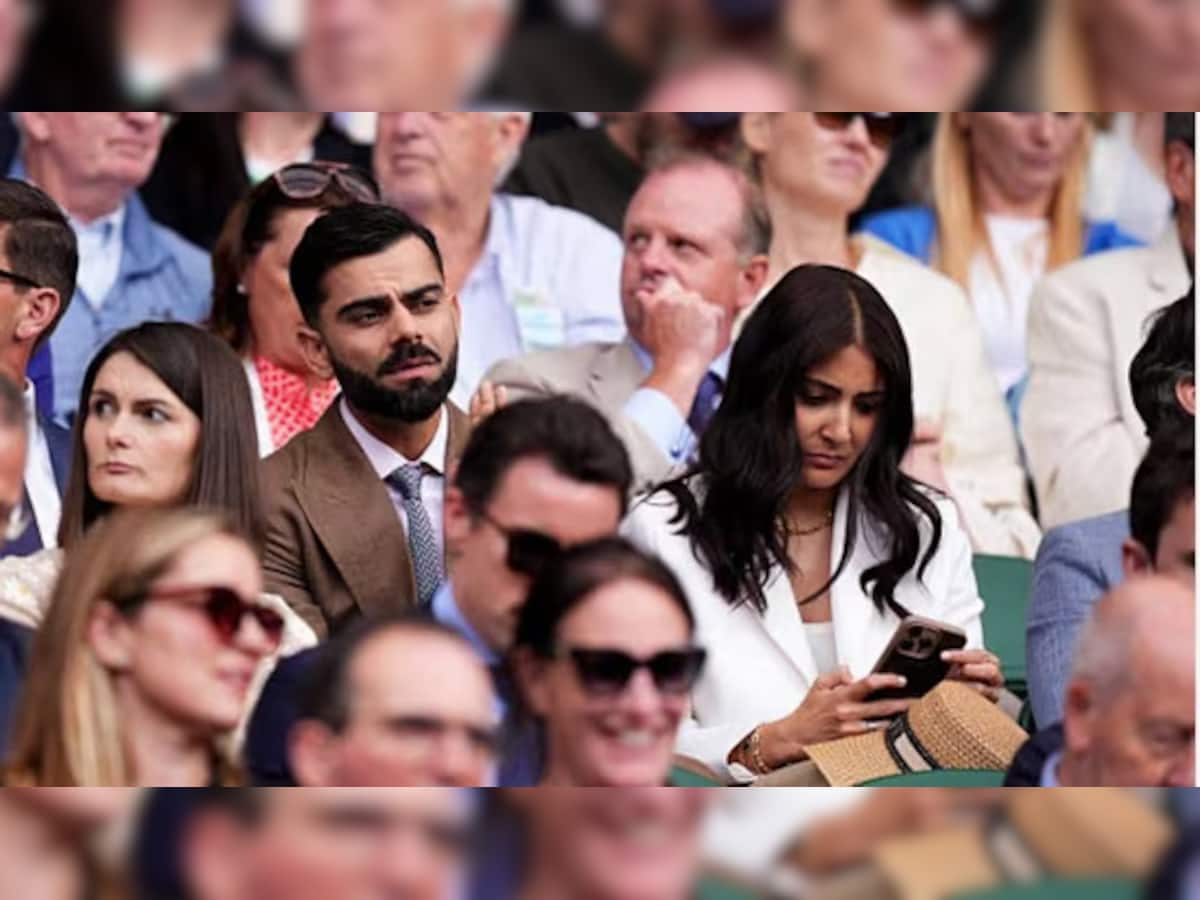 Virat Kohli, Anushka Sharma Make Stylish Appearance At Wimbledon 2025 To Watch Djokovic Storm Into Quarters Virat Kohli, Anushka Sharma Make Stylish Appearance At Wimbledon 2025 To Watch Djokovic Storm Into Quarters