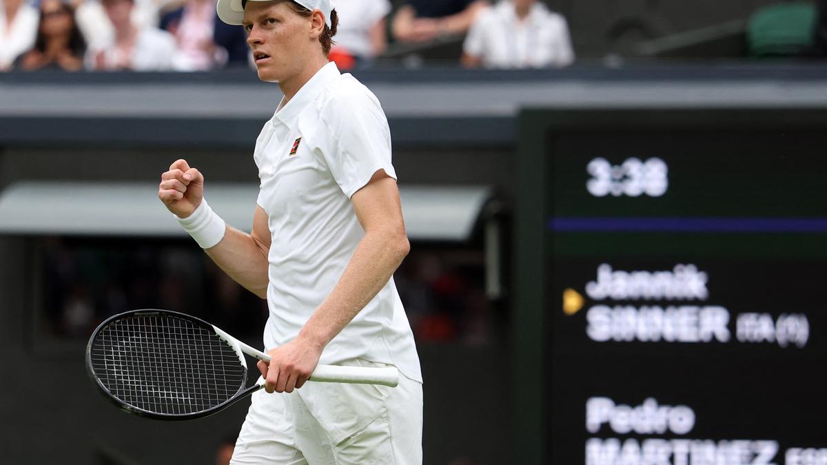 Wimbledon 2025: Sinner savages Martinez to reach Wimbledon last 16