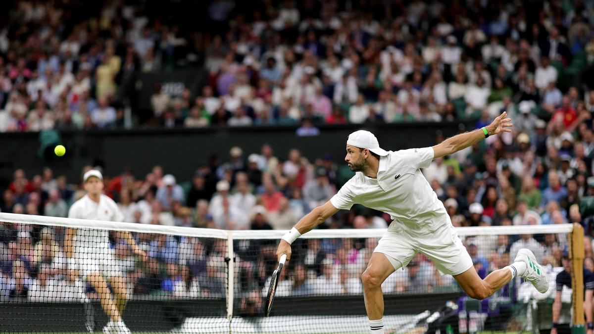 Wimbledon 2025: Relieved Sinner through to quarterfinals as Dimitrov retires