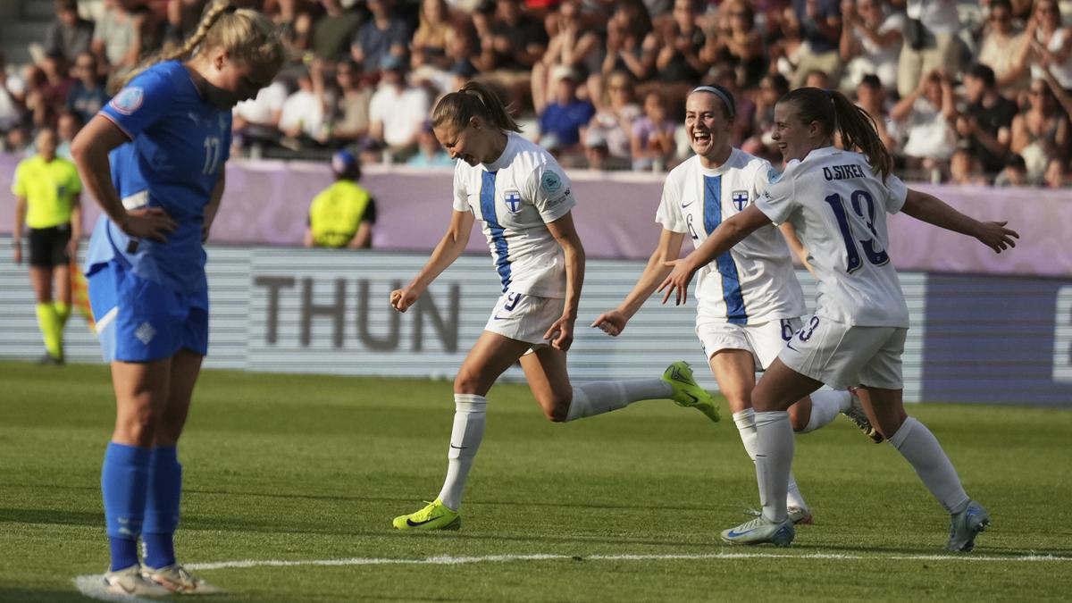 Women’s EURO 2025: Finland beats 10-woman Iceland 1-0 in opener