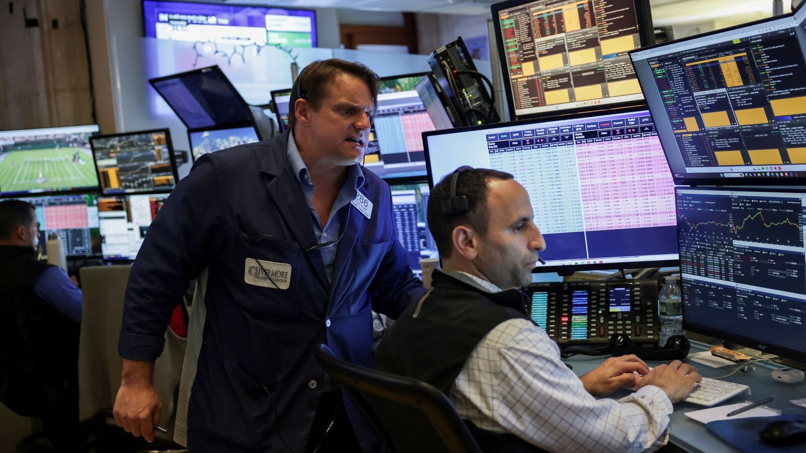 Wall Street Live: S&P 500, Nasdaq rise, Dow Jones dips after weak private jobs data, Tesla jumps on Q2 sales